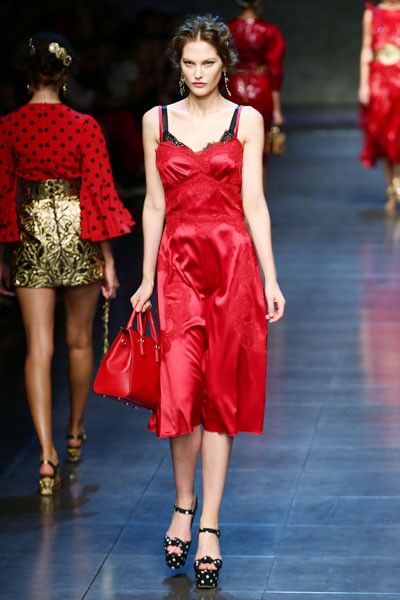 Dolce & Gabbana, Spring/Summer 2014. Milan Fashion Week 2014. [Photo by Vittorio Zunino Celotto/Getty Images]