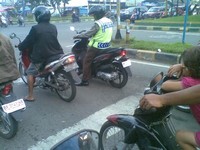 Foto diambil di persimpangan empat Simpang Pemda Medan. (Foto: Apriwansen).