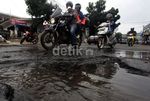 Awas! Musim Hujan Banyak Jalan Berlubang
