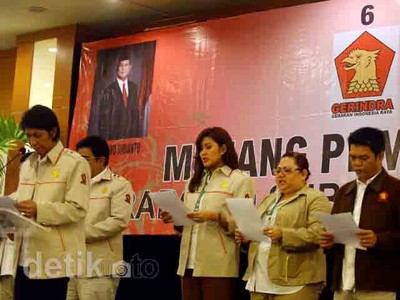 Gerindra Usung Prabowo jadi Presiden