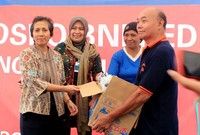BNI peduli sedikitnya telah memberikan bantuan kepada korban bencana alam di hampir seluruh Indonesia seperti Sinabung, Manado dan Jakarta kurang lebih Rp 1 milyar.