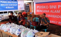 Tak lupa ia pun memastikan beberapa outlet BNI di Kota Manado yang mengalami kerusakan pasca bencana tersebut hingga kini sudah dapat beroperasi dengan normal.