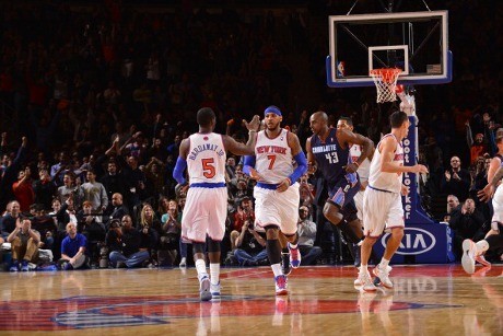 Knicks Kalahkan Bobcats, Anthony Bikin Rekor dengan 62 Poin