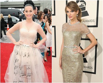 10 Selebriti dengan Gaun Terbaik di Red Carpet Grammy Awards 2014