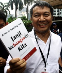 Attiyah datang dengan didampingi oleh beberapa orang Perhimpunan Pergerakan Indonesia (PPI). Lamhot Aritonang/detikFoto.