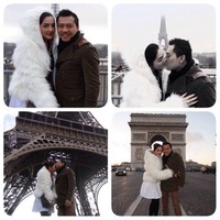 Pasangan suami istri Anang dan Ashanty tampak mesra di Paris, Prancis. (Instagram)