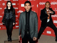 Iko Uwais, Julie Estelle, Yayan Ruhian, dan lainnya hadir di pemutaran perdana film 'The Raid 2: Berandal' di Sundance Film Festival 2014 yang digelar di Park City, Utah. Jason Merritt/Getty Images for Sundance Film Festival/AFP.
