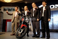 Petinggi PT Astra Honda Motor (AHM) hadir di acara peluncuran New MegaPro FI.