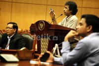 Ahli Hukum Tata Negara Margarito Kamis memberikan kesaksianya.