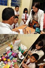 Tika Ramlan Bantu Korban Banjir