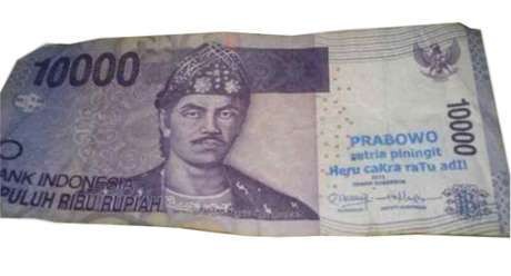 Gerindra: Penyebar Uang Cap Prabowo Satria Piningit Misterius