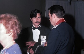 Foto ini diambil bulan Juni 1982. Ketika itu, Jobs menghadiri acara Academy of Achievement Golden Plate Awards di Lousiana.