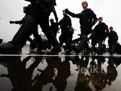 Penutupan Latihan Penanggulangan Teror