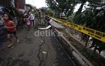 4 Rumah Ambles Terkena Longsor di Condet