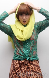 Gaya suka-suka Chika. Gus Mun/detikHOT.