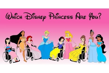 Lupakan Sepatu Kaca, Cinderela Kini Lumpuh dan Pakai Kursi Roda