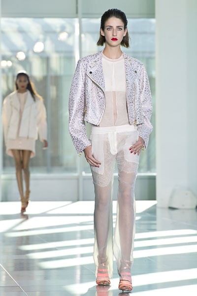 Antonio Berardi. Spring/Summer 2014. london Fashion Week ss 2014. [Photo by Ben A. Pruchnie/Getty Images]