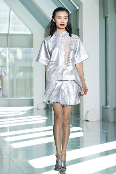 Antonio Berardi. Spring/Summer 2014. london Fashion Week ss 2014. [Photo by Ben A. Pruchnie/Getty Images]