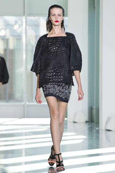 Antonio Berardi. Spring/Summer 2014. london Fashion Week ss 2014. [Photo by Ben A. Pruchnie/Getty Images]