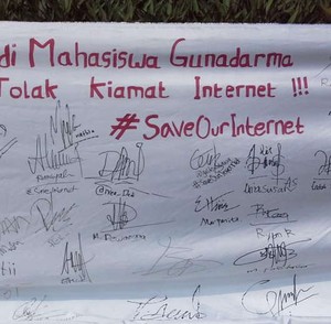 Aksi Dukung Penghentian Kasus IM2 Demi Hindari Kiamat Internet