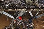 Sampah Menumpuk di Jembatan Kalibata