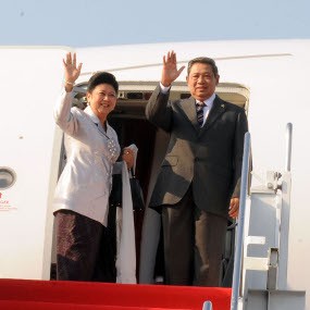 SBY Tinjau Pabrik Tahu di Sumedang