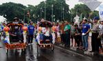 Anak Amien Rais Luncurkan Becak Listrik di Yogya