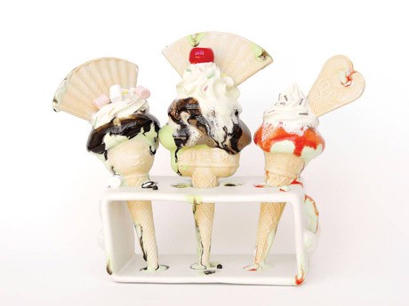 Terlihat Lezat, Tapi Es Krim Ini Terbuat Dari Keramik