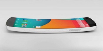     Sekilas hampir tak ada perbedaan antara konsep Nexus 6 ini dengan ponsel lengkung LG G Flex. (kredit foto: 91mobiles)