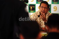 Lukman Hakim Saifuddin memberikan keterangan terkait penyelenggaraan Muspida PPP.