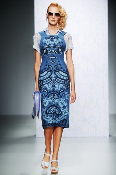 Holly Fulton, Spring/Summer 2014. (Photo by Stuart C. Wilson/Getty Images)