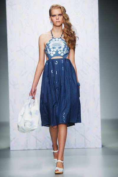 Holly Fulton, Spring/Summer 2014. (Photo by Stuart C. Wilson/Getty Images)