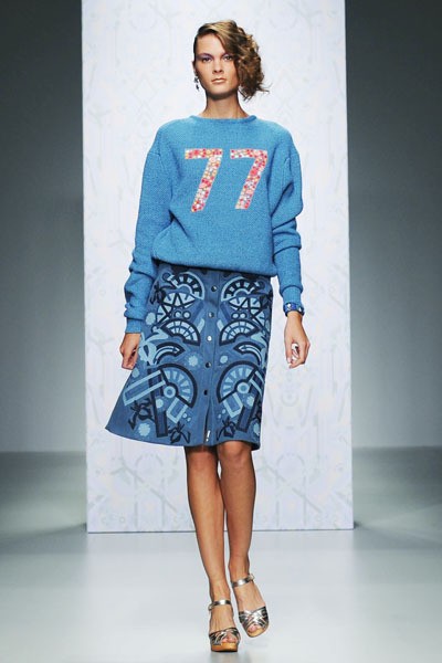 Holly Fulton, Spring/Summer 2014. (Photo by Stuart C. Wilson/Getty Images)