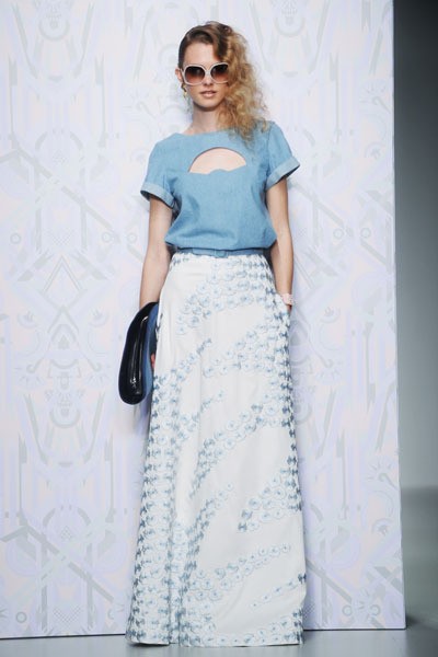 Holly Fulton, Spring/Summer 2014. (Photo by Stuart C. Wilson/Getty Images)