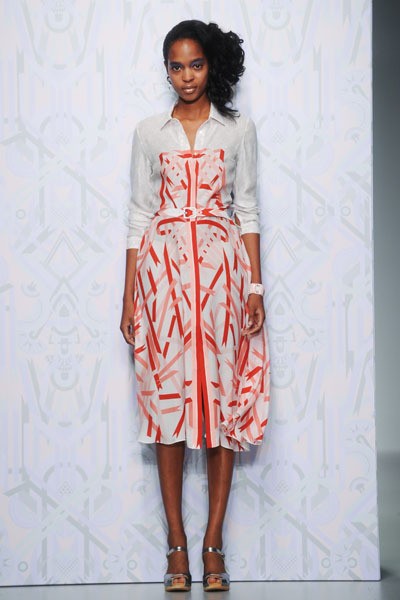 Holly Fulton, Spring/Summer 2014. (Photo by Stuart C. Wilson/Getty Images)