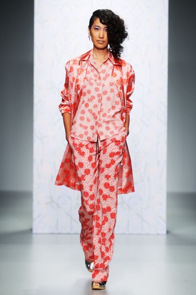 Holly Fulton, Spring/Summer 2014. (Photo by Stuart C. Wilson/Getty Images)