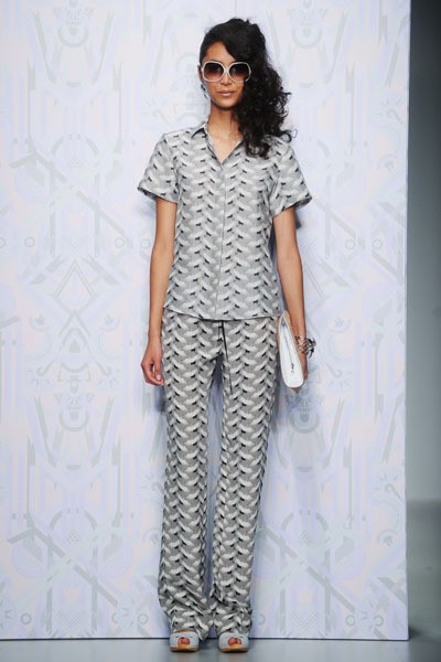 Holly Fulton, Spring/Summer 2014. (Photo by Stuart C. Wilson/Getty Images)