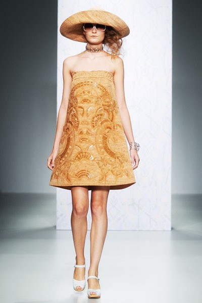 Holly Fulton, Spring/Summer 2014. (Photo by Stuart C. Wilson/Getty Images)