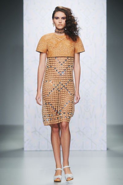 Holly Fulton, Spring/Summer 2014. (Photo by Stuart C. Wilson/Getty Images)