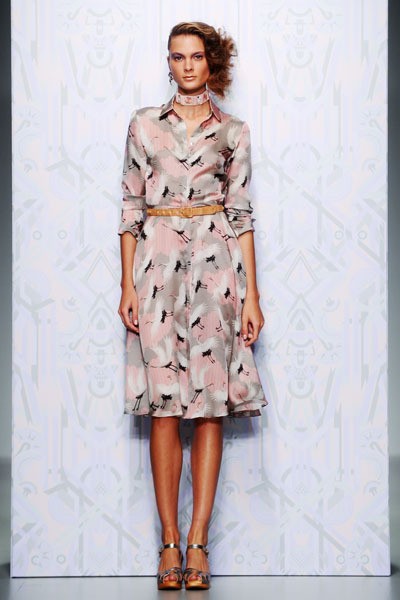 Holly Fulton, Spring/Summer 2014. (Photo by Stuart C. Wilson/Getty Images)