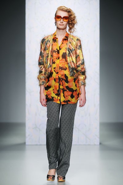 Holly Fulton, Spring/Summer 2014. (Photo by Stuart C. Wilson/Getty Images)