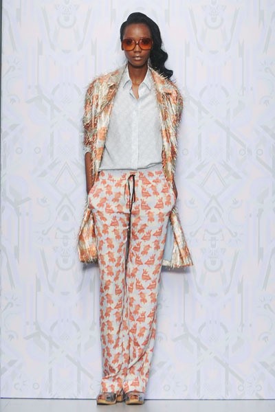 Holly Fulton, Spring/Summer 2014. (Photo by Stuart C. Wilson/Getty Images)