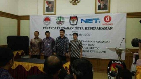 KPU, PPATK dan detikcom Teken Kerjasama Pemilu 2014