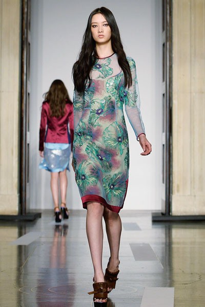 Jonathan Saunders, Spring/Summer 2014. London Fashion Week 2014. [Photo by Samir Hussein/Getty Images]