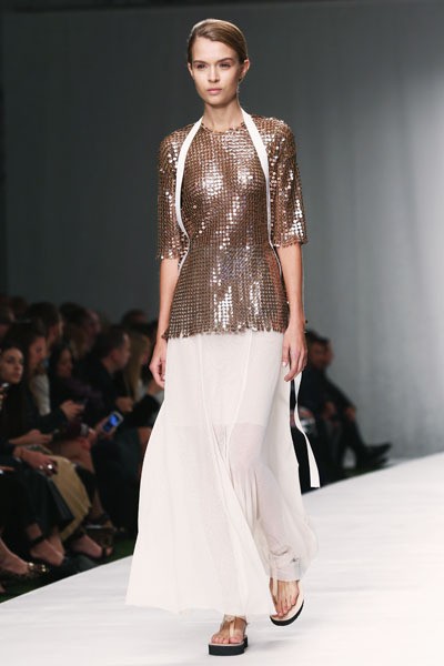 Marios Schwab. Spring/Summer 2014. London Fashion Week 2014. [Photo by Tim P. Whitby/Getty Images]