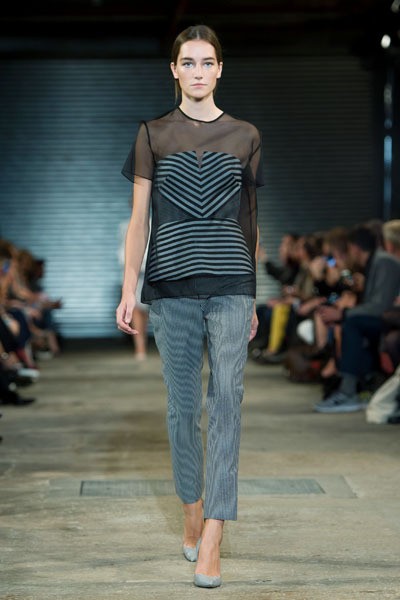 Richard Nicoll, Spring/Summer 2014. London Fashion Week SS 2014. [Photo by Ian Gavan/Getty Images]