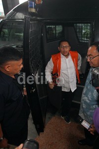 Anas Urbaningrum sempat menyebut beberapa nama agar bisa dipanggil KPK untuk diperiksa. Lamhot Aritonang/detikFoto.     