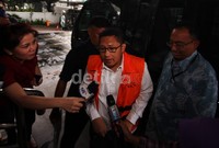  Menurut Anas, hal itu dilakukannya bukan untuk melontarkan fitnah, tapi hanya untuk membela diri. Lamhot Aritonang/detikFoto.