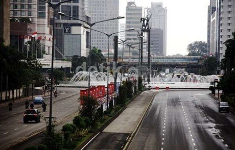 Simulasi Demo di Bawaslu Besok, Arus Jl MH Thamrin Ditutup Bertahap