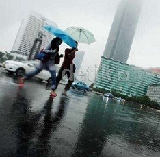 Cengkareng, Jakut dan Jakpus Hujan Pagi Ini